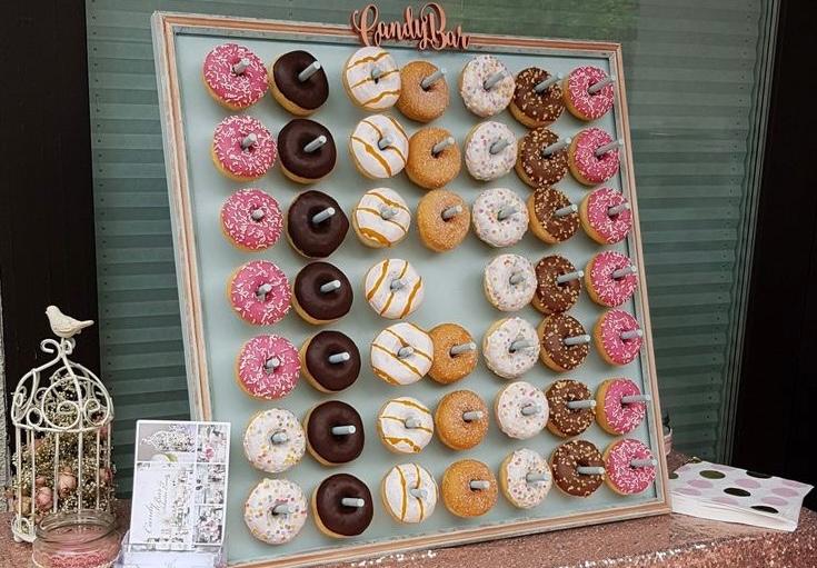 donas para mesa de dulces